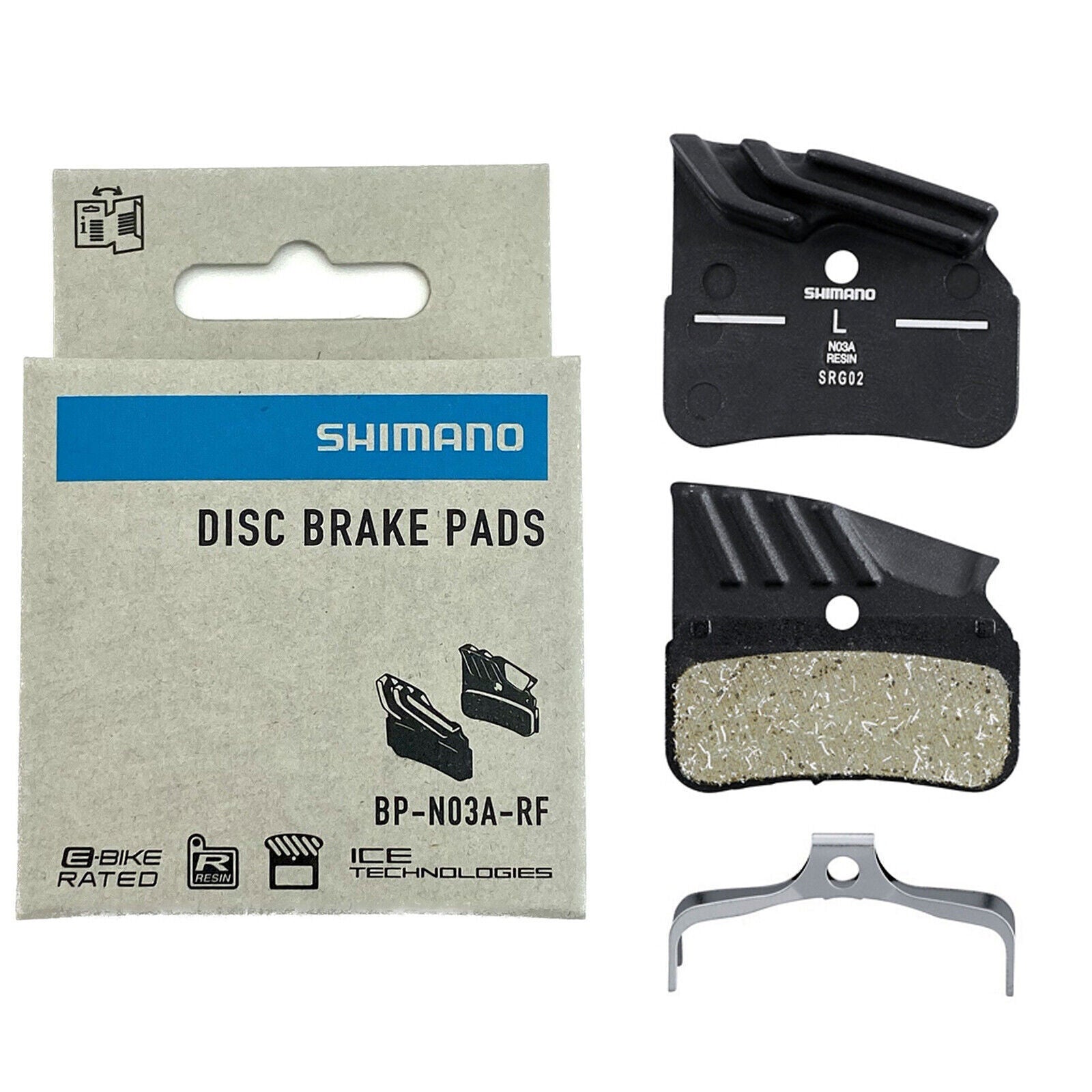SHIMANO DISC BRAKE PADS BP-NO3A-RF W/FIN