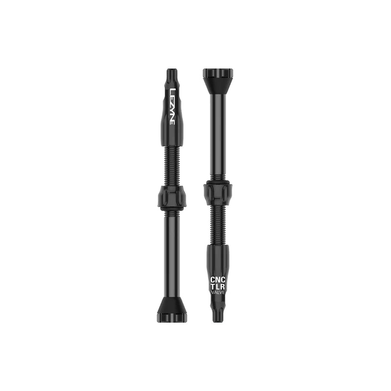 LEZYNE CNC TLR 80MM BLACK VALVE SET