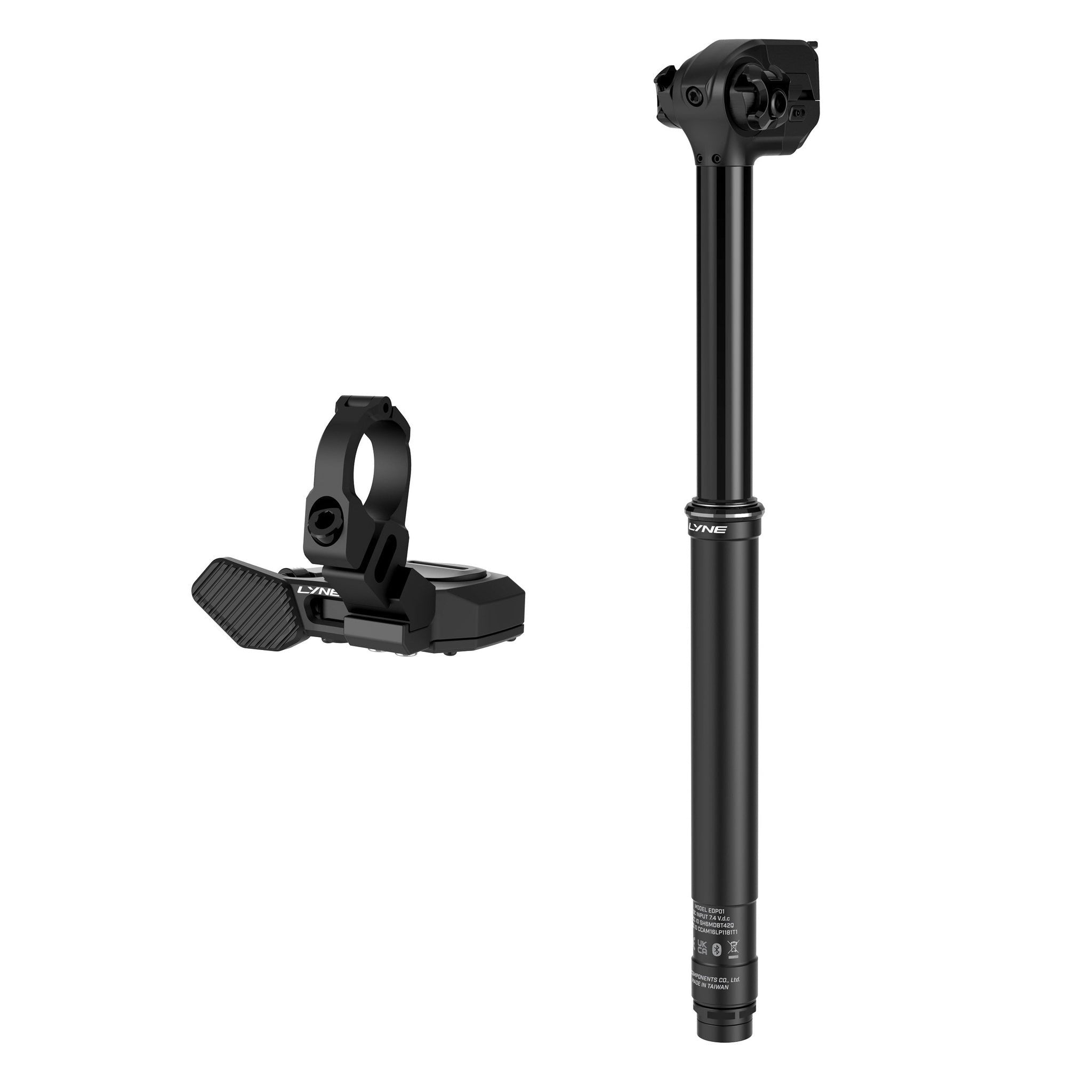 LYNE E-COUNTER WIRELESS DROPPER POST 30.9MM 125 MM DROP