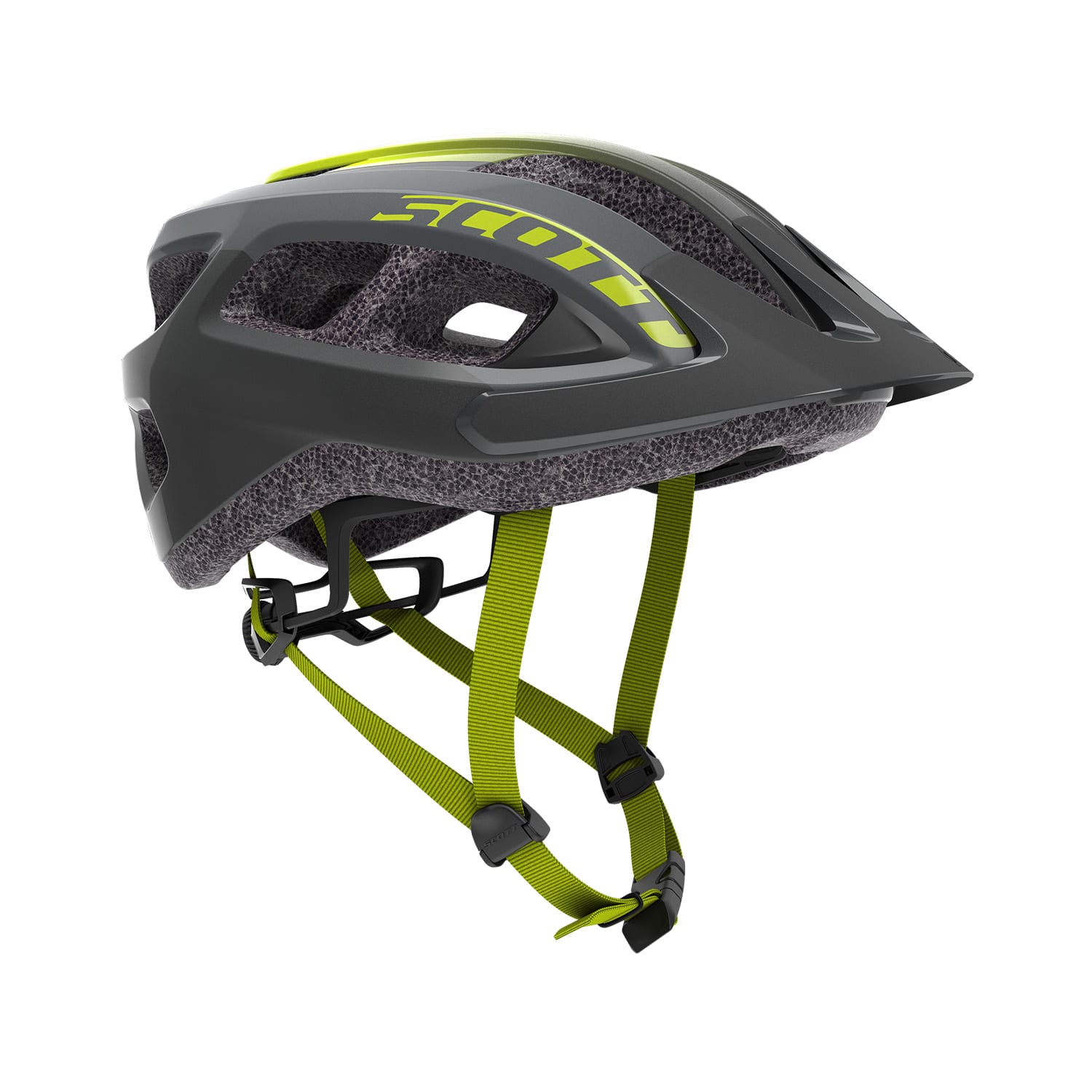 SCOTT SUPRA  HELMET BLACK/ RADIUM YELLOW UNISIZE