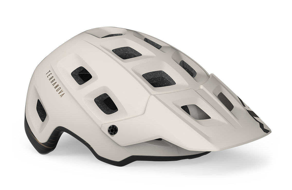 MET TERRANOVA HELMET LARGE OFF-WHITE BRONZE MATT