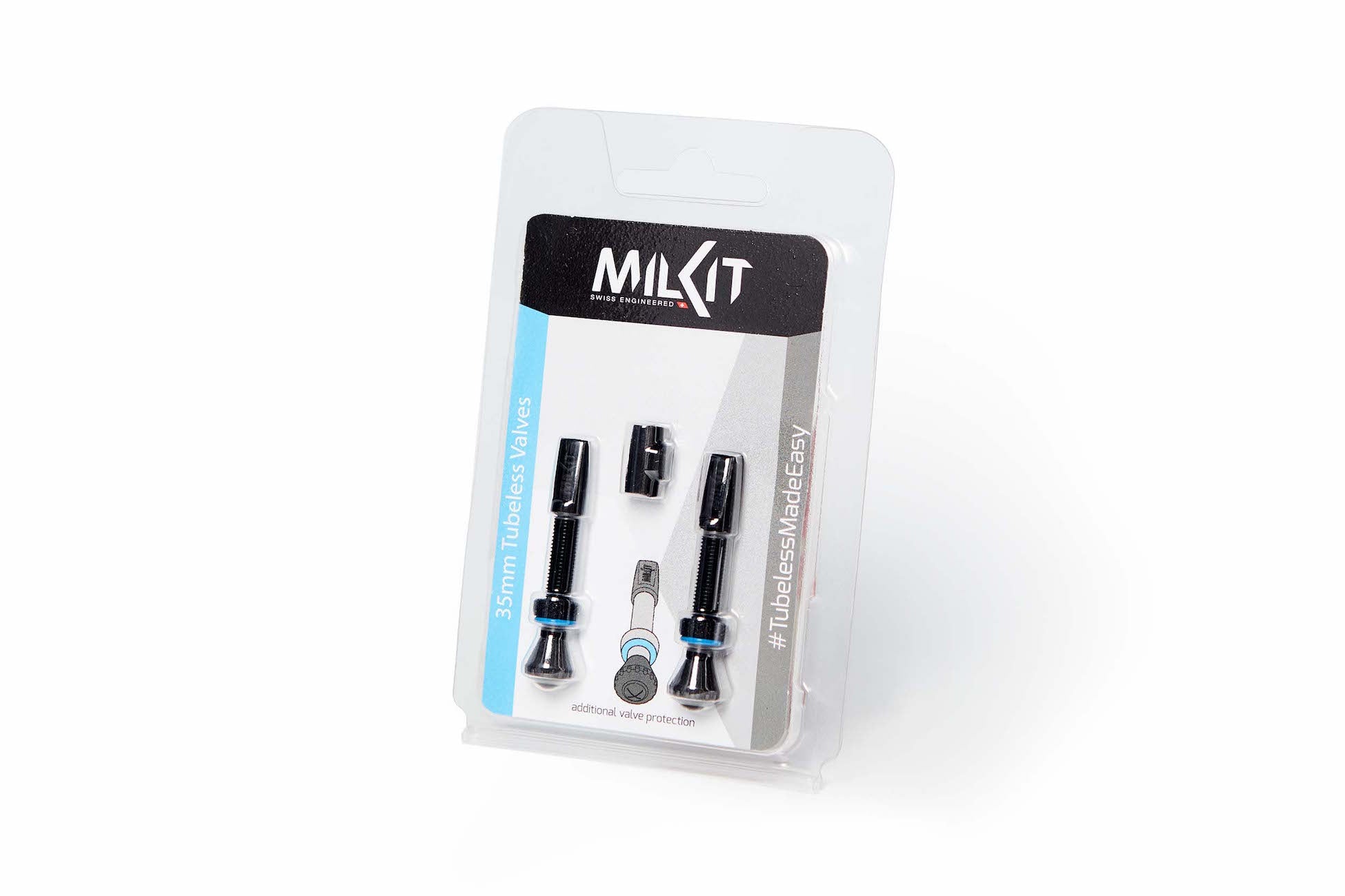MILKIT 35MM TUBELESS VALVES
