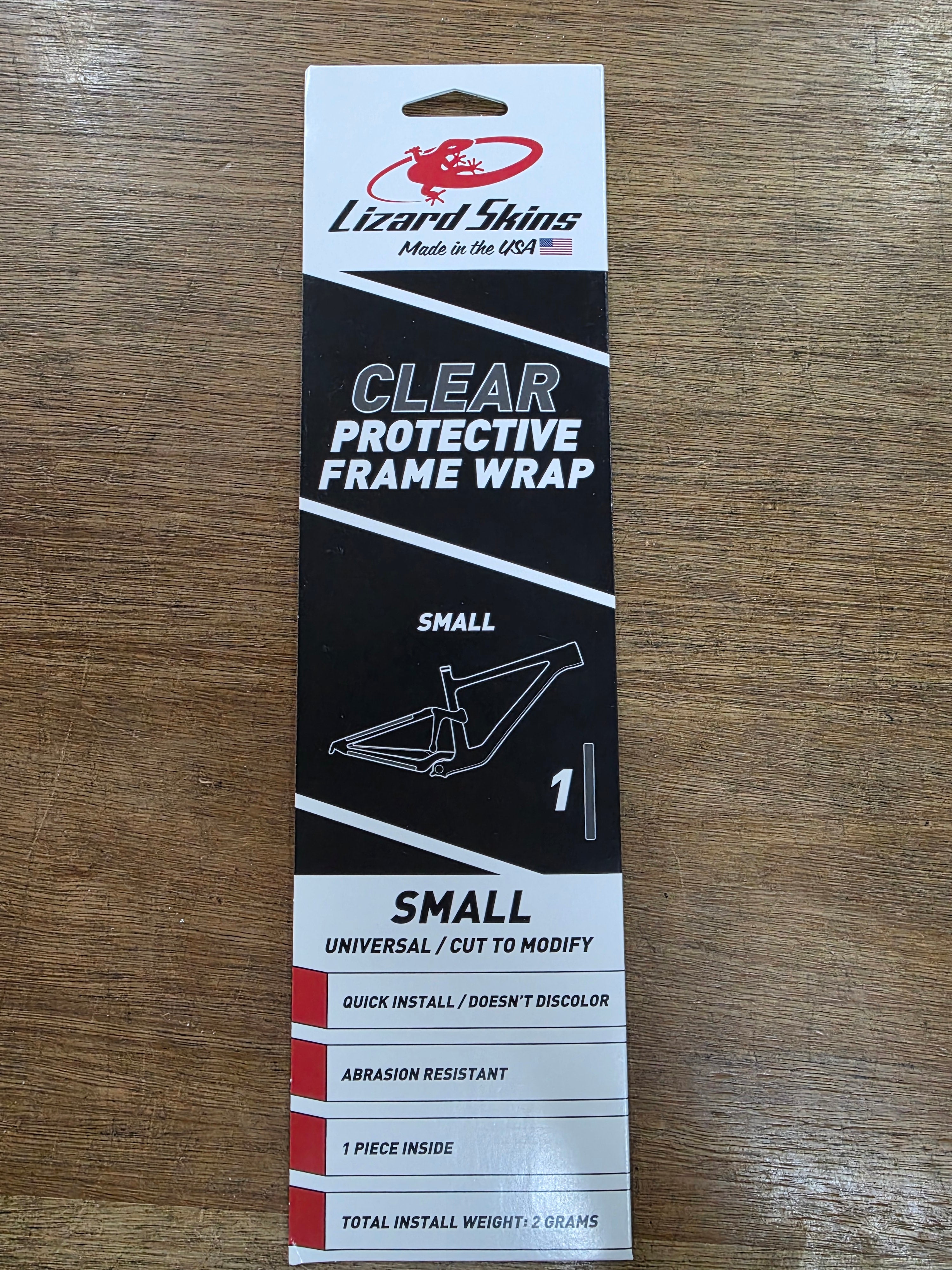 LIZARD SKINS CLEAR PROTECTIVE FRAME WRAP- SMALL