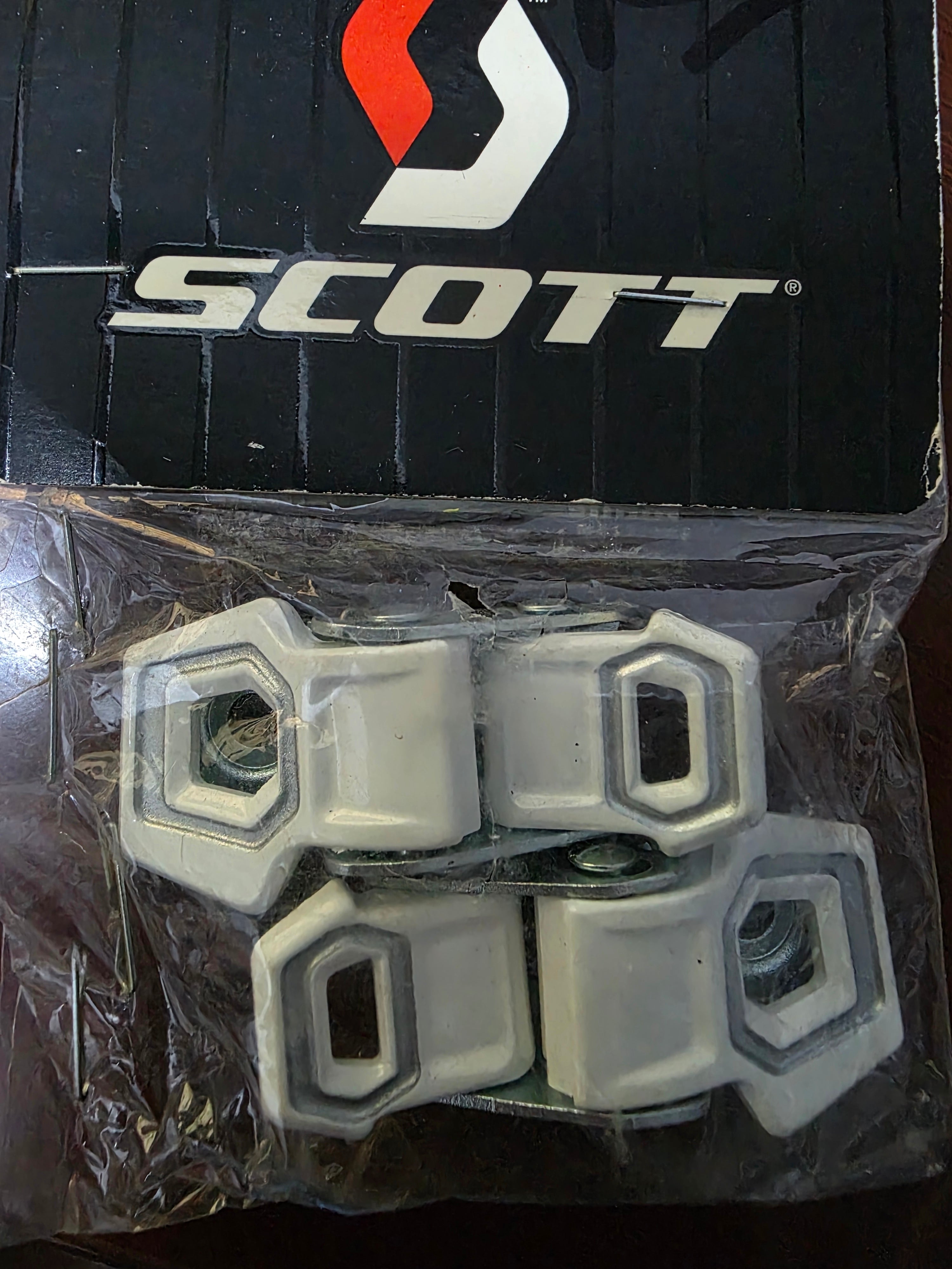 SCOTT SHOE BUCKLE REPLACEMENT KIT WHITE/ SILVER 2172241025