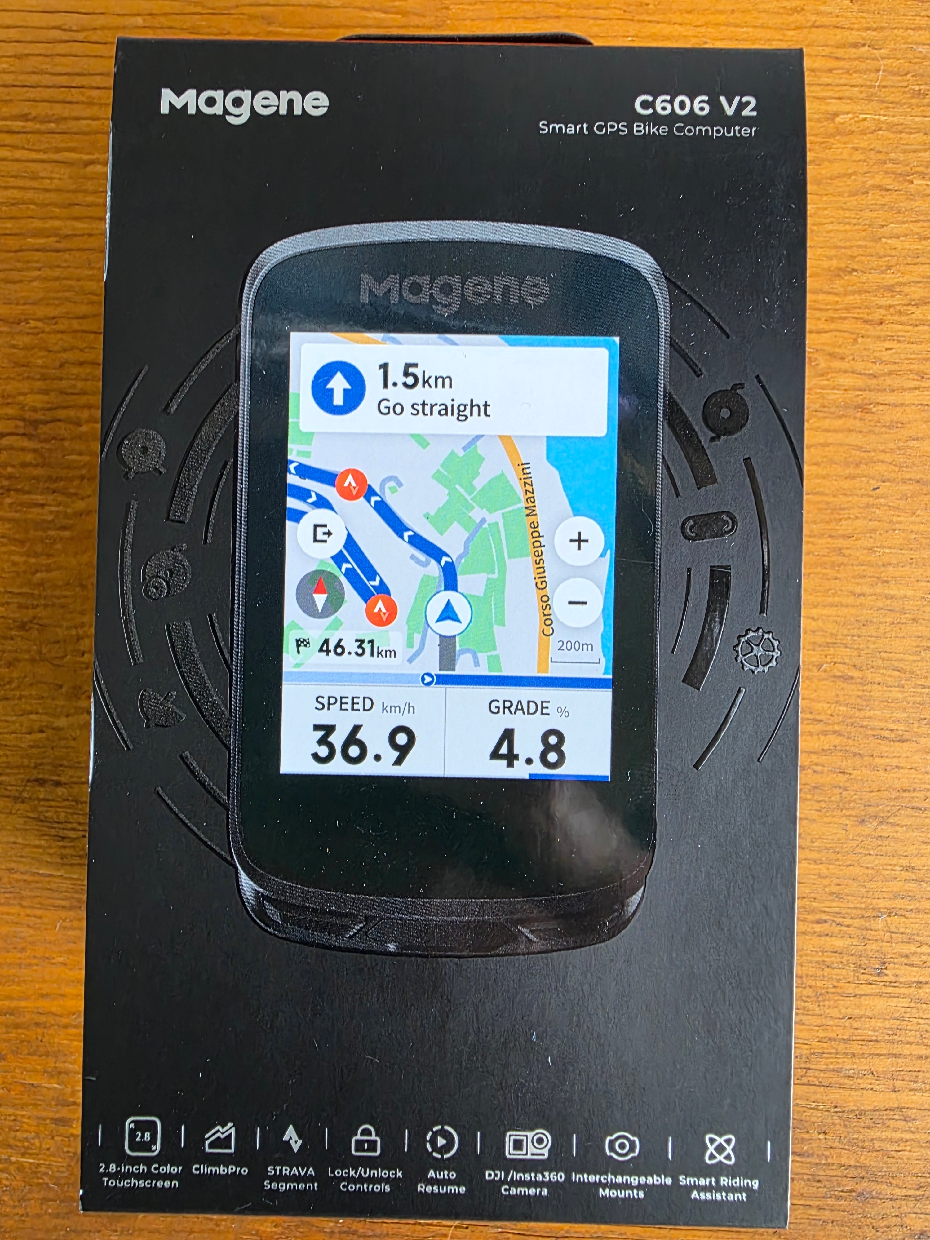 MAGENE C606 V2 SMART NAVIGATION GPS BIKE COMPUTER