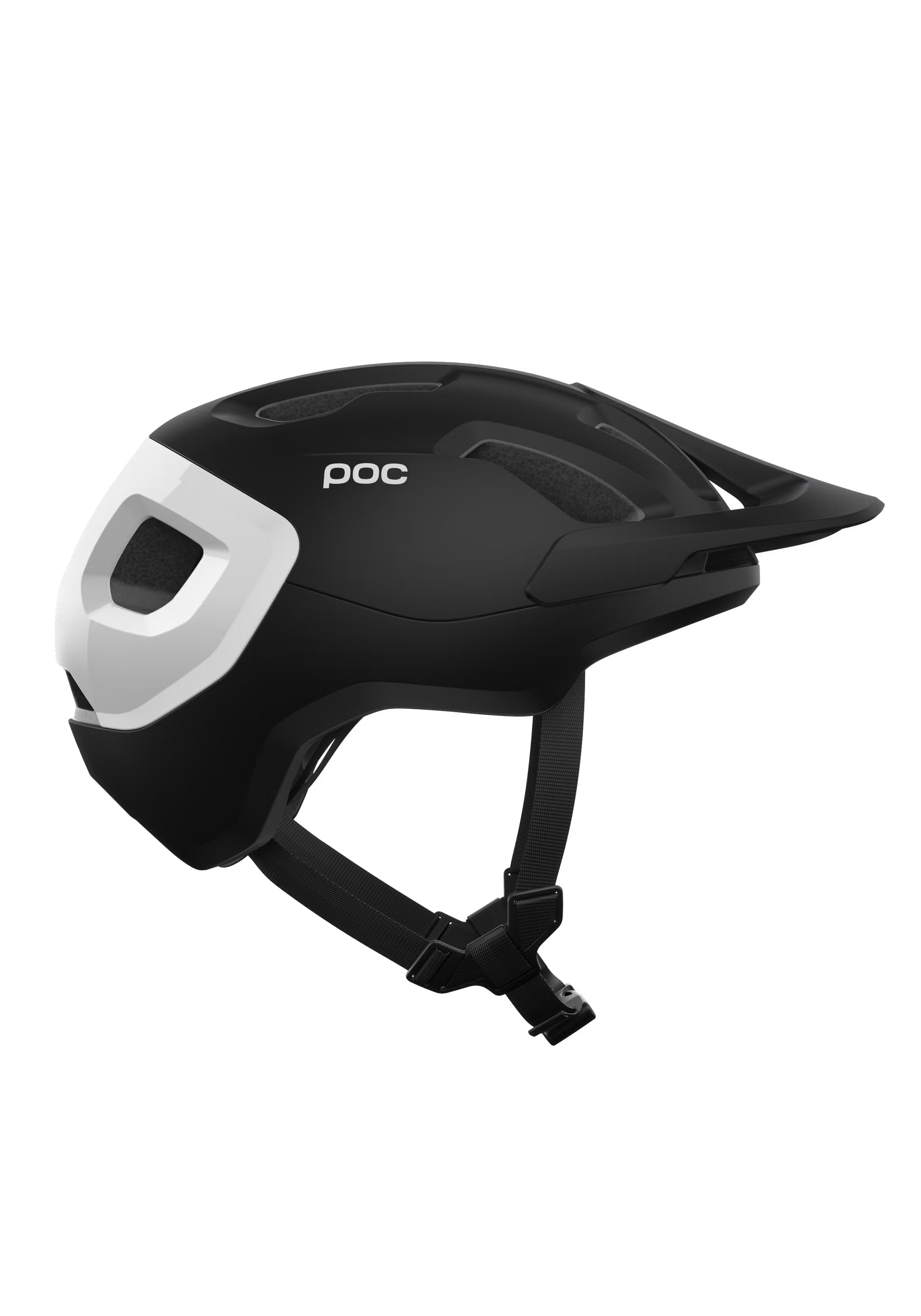POC AXION RACE MIPS BLACK/ WHITE LARGE
