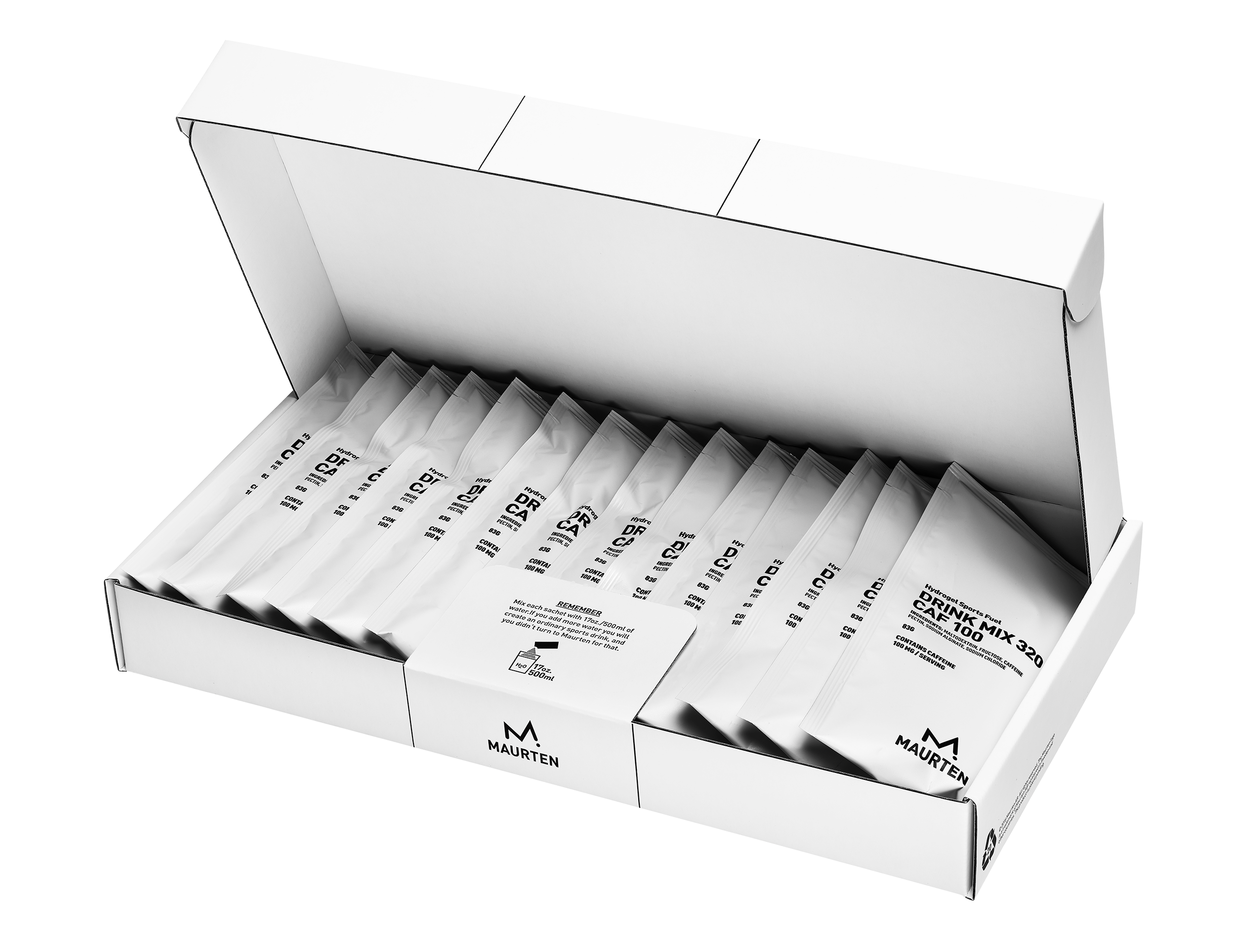 MAURTEN DRINK MIX 320 CAF 100 BOX (14 SERVINGS)