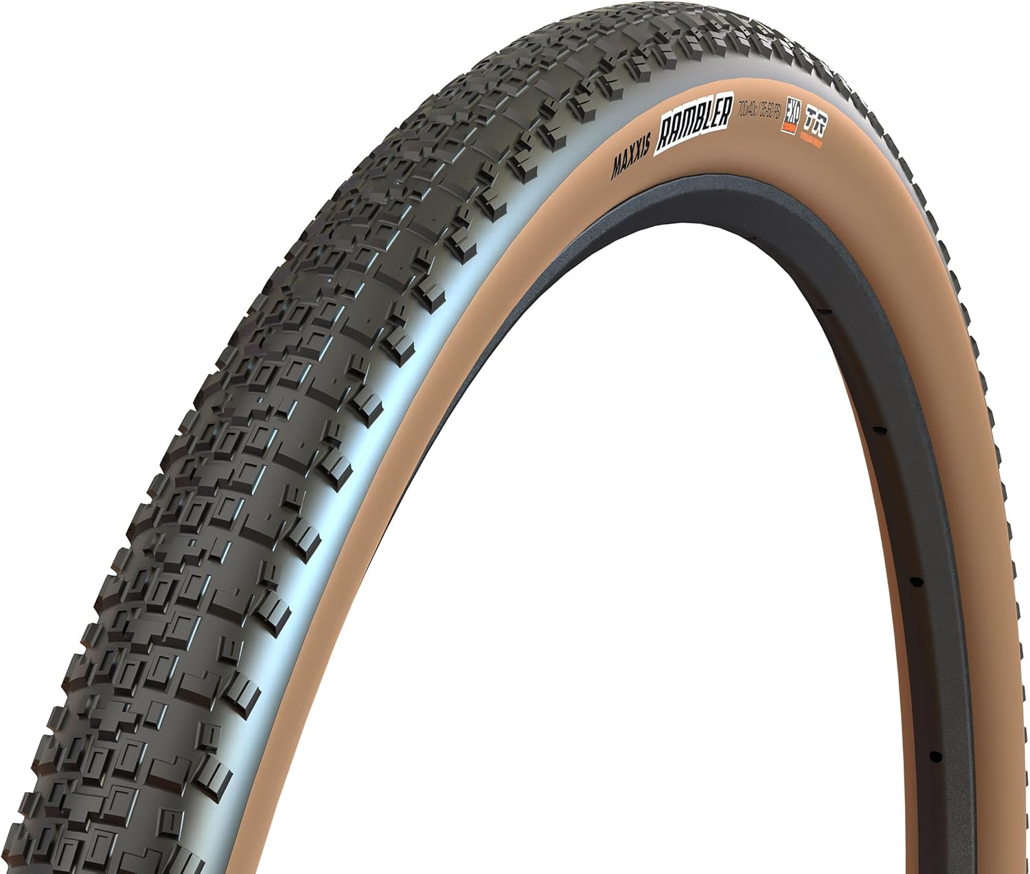 MAXXIS 700X45C RAMBLER GRAVEL TYRE- TAN