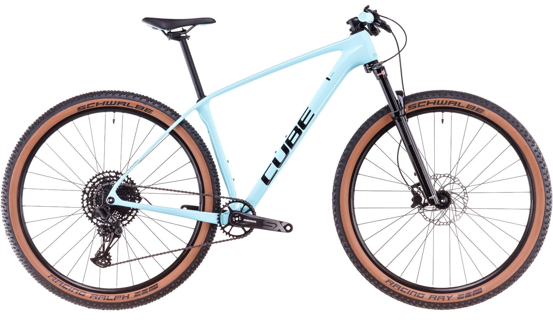 CUBE REACTION C:62 ONE DAZZLE/ BLACK 1X12 CARBON MTB-