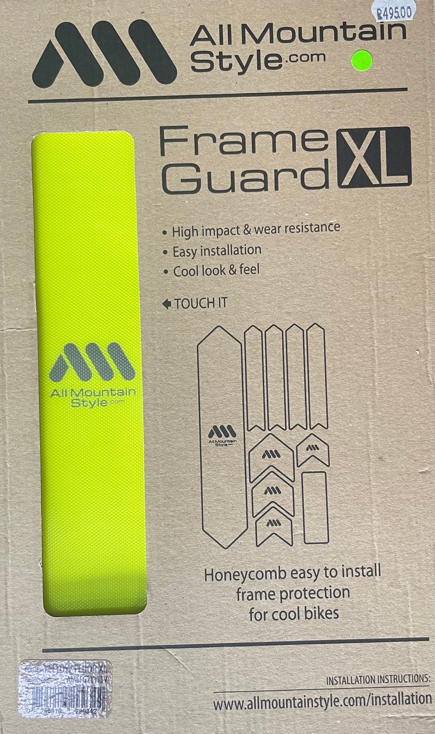 All Mountain Stye Frame Guard XL Yellow Fluor