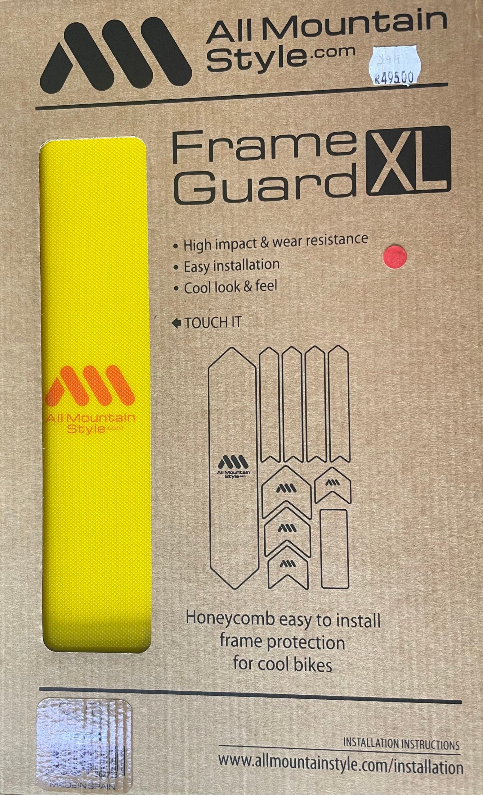 All Mountain Style Frame Guard XL - Yellow