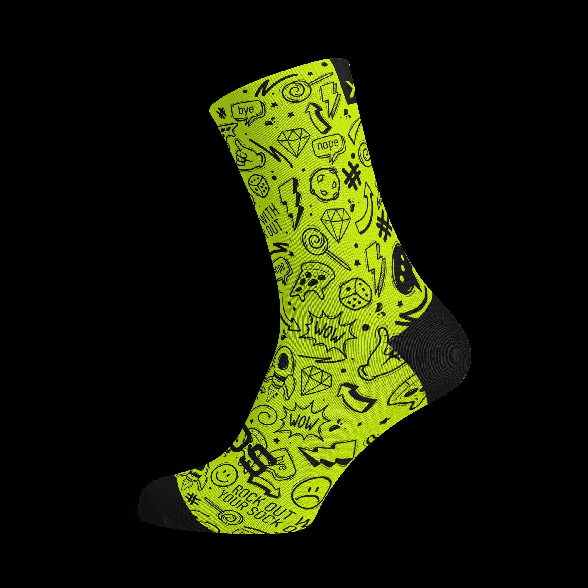 SOX FLUO DOODLE SOCKS