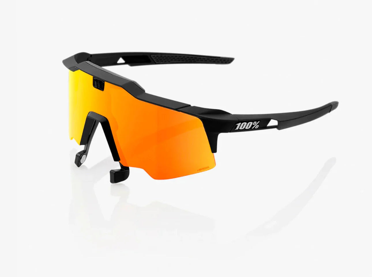 100% SPEEDCRAFT AIR SOFT TACT BLACK-HIPER RED MULTILAYER