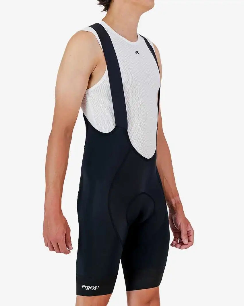 ENJOY PROXISION- CARGO  BIB SHORTS-  BLACK