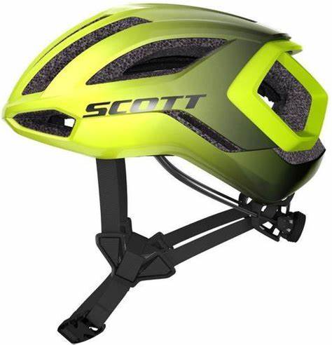 SCOTT CENTRIC PLUS HELMET RADIUM YELLOW  MED
