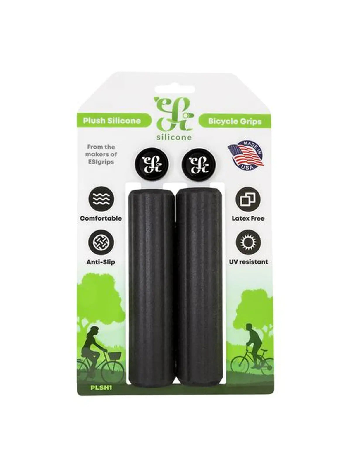 ESI PLUSH SILICONE GRIP BLACK