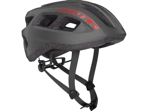 SCOTT SUPRA  HELMET GREY/ RED FADE UNISIZE