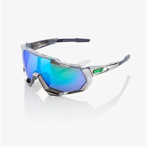 100% SPEEDTRAP CHROME-GUNMETAL PETER SEGAN MODEL SUNGLASS