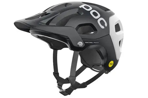POC TECTAL RACE HELMET URANIUM BLACK/ WHITE  MED