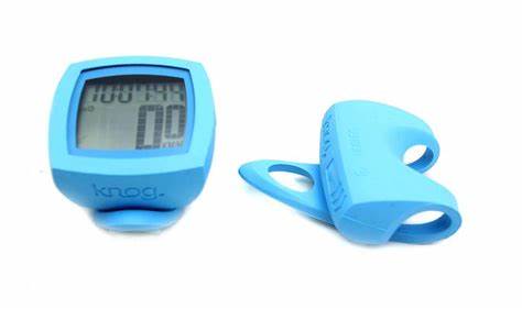 KNOG N.E.R.D 12 FUNCTION BIKE COMPUTER- BLUE