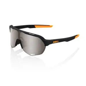 100% BRAD BINDER 33 S2 SUNGLASS BLACK/ MIRROR