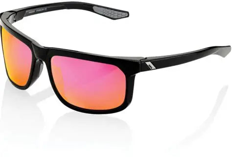 100% HAKAN POLISHED BLACK/ PURPLE MULTILAYER  MIRROR