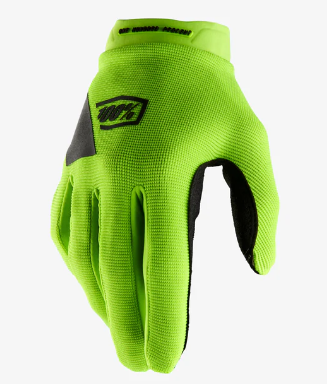 100% Ridecamp MTB Gloves - Fluo Yellow