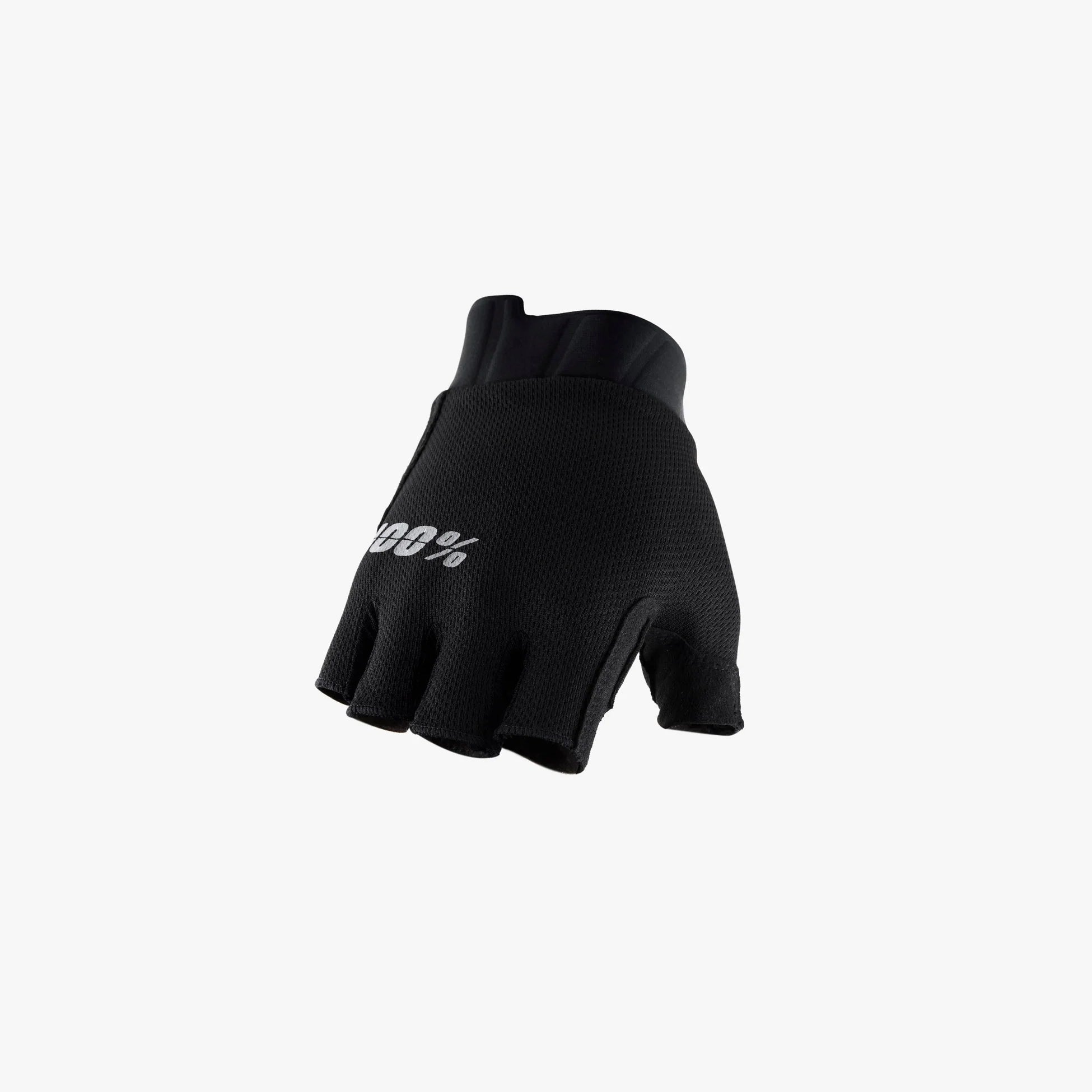 100% EXCEEDA SHORT GLOVE GEL BLACK  MED