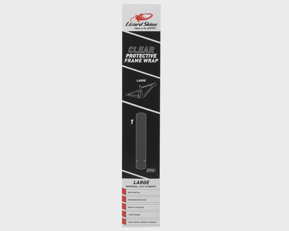 LIZARD SKINS CLEAR PROTECTIVE FRAME WRAP- LARGE