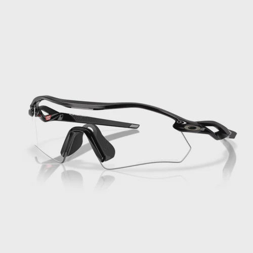 OAKLEY RADAR PLATE POLISHED BLACK/ CLEAR PHOTO 50%RD