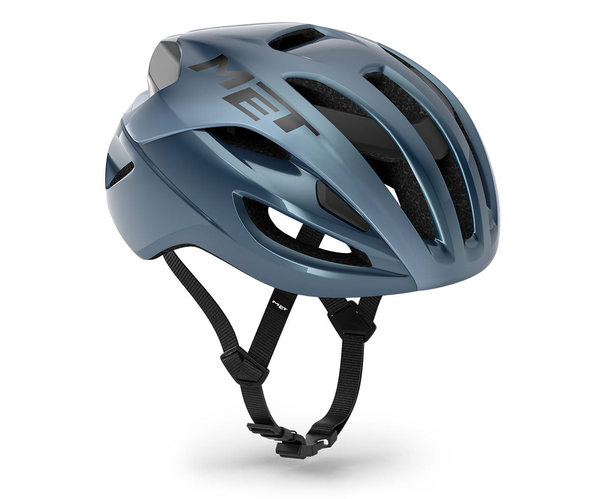 MET RIVALE HELMET NAVY SILVER GLOSSY - MEDIUM