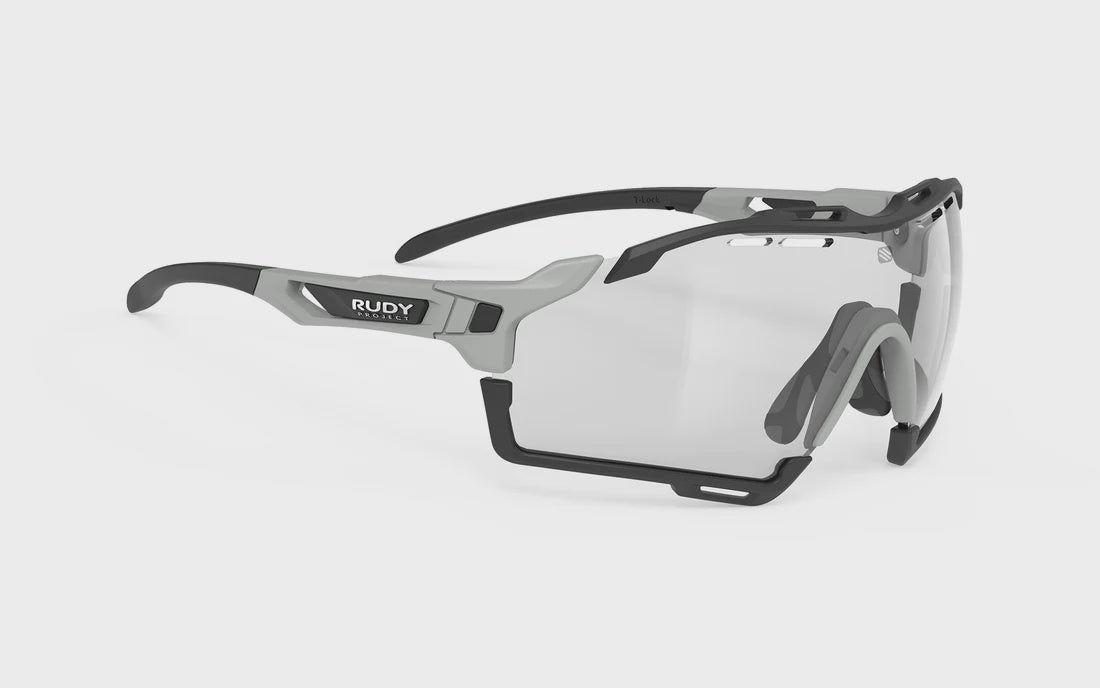 RUDY PROJECT CUTLINE LIGHT GREY MATTE IMPACT 2 LAZER BLACK PHOTOCHROMIC